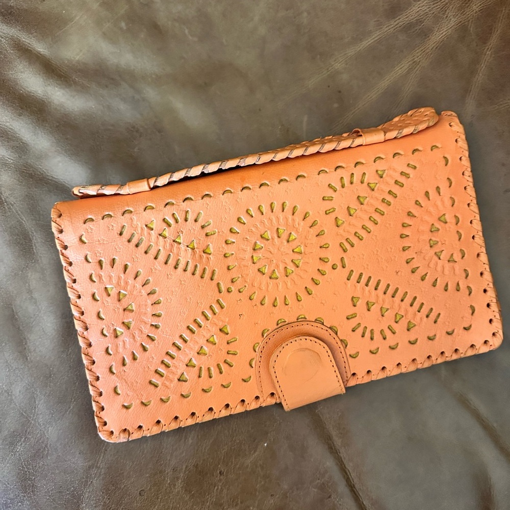 Cleobella Mexicana Clutch in Orange